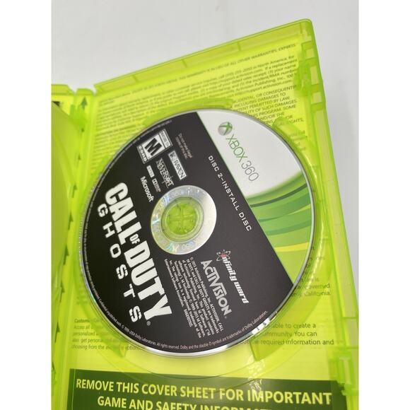 Call of Duty Ghosts Xbox 360 Complete CIB - Picture 5 of 7